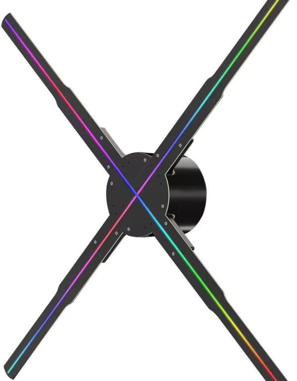 50cm Wifi Holographic Fan 3D Advertising Machine 576 LED Sign Neon Smart HD Player Support Video Picture Logo Holographic Light - Image 4