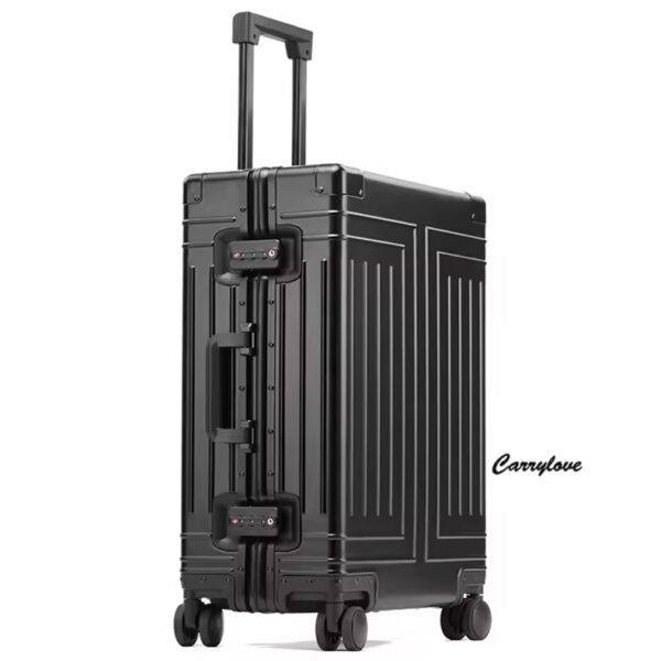 Carrylove 20"24"26"29" Inch Aluminum Trolley Suitcase Waterproof Metallic Cabin Luggage Trolly Bag With Wheels - Image 2