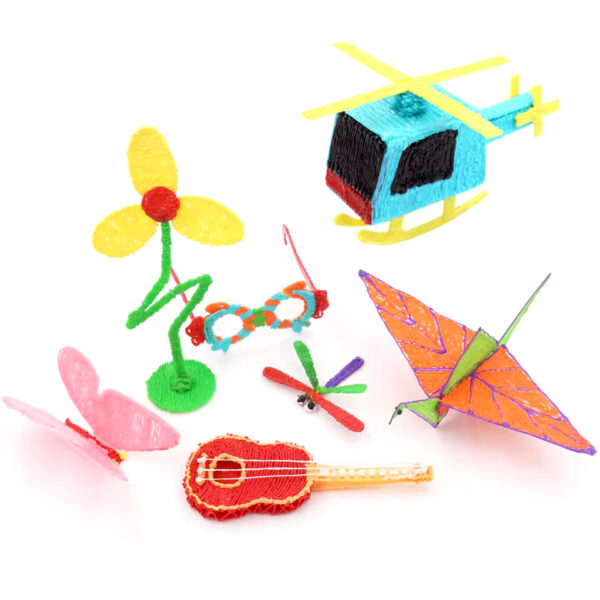 Colored PLA Filament Refill for 3D Printing Pen – Safe, Smoke-Free & Flexible | 36M 50M 100M 150M 200M for Kids & Creative Projects - Image 3