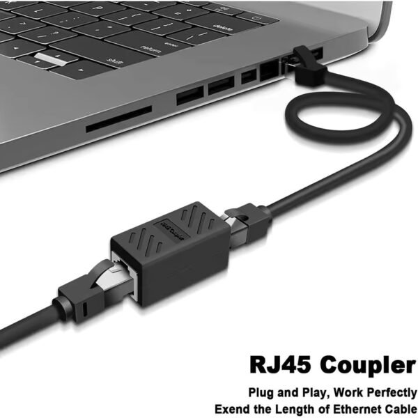 Ethernet Cable Extender – RJ45 Cat 5/6/6a Coupler Connector | Female to Female Extender for Seamless Network Connection - Image 5