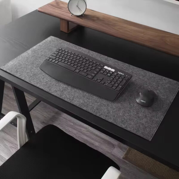 XXL Large Gaming Mouse Pad – Non-Slip Wool Felt Desk Mat for Computer, Keyboard & Laptop | Ultimate Comfort & Style - Image 4