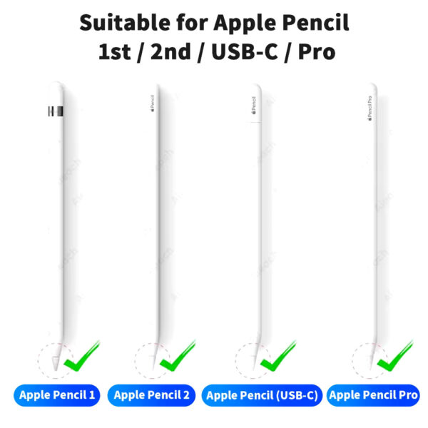 Apple Pencil Nib Case – Soft & Hard Tips (2B, HB, 3.0) for 1st & 2nd Generation | Essential Accessories for Your Apple Pencil - Image 2