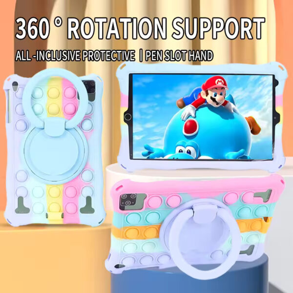 Universal 10.1" Silicone Tablet Case – Shockproof Stand Cover for Android Tablets | Perfect Fit (25x16CM/9.84x6.3in) - Image 2