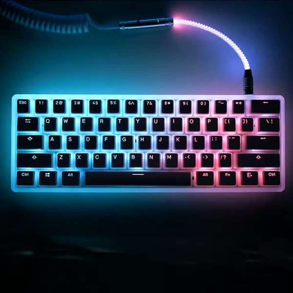104 Keys Pudding Keycap Set – OEM Profile ABS PBT Double Shot for MX Switch Mechanical Keyboards | RGB Backlit Compatibility - Image 3